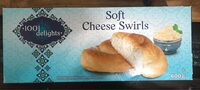 Soft cheese swirls