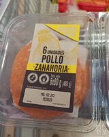 Burger meat de pollo con zanahoria