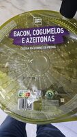 Pizza Bacon, Cogumelos E Azeitonas