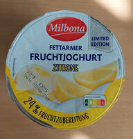 Fettarmer Fruchtjoghurt Zitrone