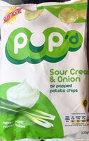 Sour Cream & Onion air popped potato chips