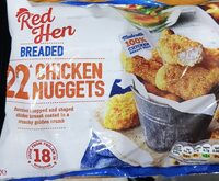 Breaded chicken nuggets