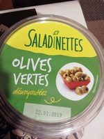 Olives vertes dénoyautées