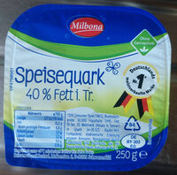 Speisequark 40 % Fett i. Tr.