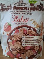 Flakes z truskawkami