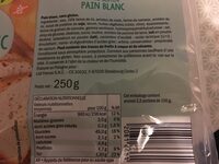 Pain blanc sans gluten