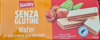 Wafer con crema alla nocciola