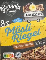 Müsli Riegel Schoko-Banane