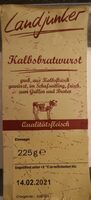 Lidl Landjunker Kalbsbratwurst