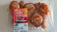 Smoky Barbeque chicken drumsticks with a smoke texan glaze