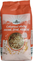 Celozrnné vločky ovesné žitné pšeničné