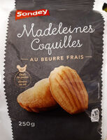 Madeleines Coquilles au beurre frais