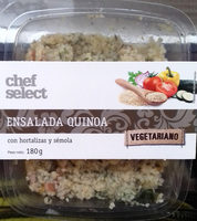 Ensalada quinoa con hortalizas y sémola