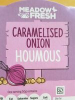 Houmous oignons caramélisé