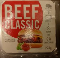 Beef Classic Burger Für Die Mikrowelle