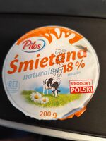 Śmietana naturalna 18% Pilos