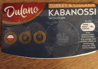 Turkey & Chicken Kabanossi with pork