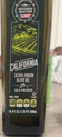 California extra virgin olive oil
