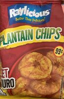 Sweet maduro plantain chips