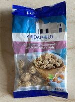 Caramelised almonds with sesame seeds