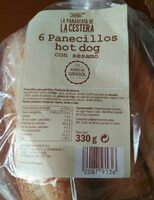Panecillos hot dog con sésamo