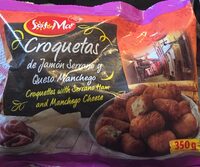 Croquetas con jamon serrano y queso manchego
