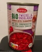 Bio-Tomaten gehackt -  Zwiebel & Knoblauch