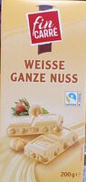 Weiße Nussschokolade