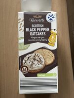 Scottish black pepper oatcakes