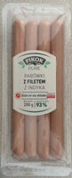 Parówki z filetem z indyka