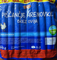 Piščančje hrenovke brez ovoja XXL