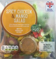 Spicy chicken & mango salad