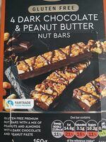 Dark chocolate and peanut butter bars