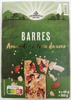 Barres Amandes et Noix de coco