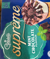 Supreme ice cream cones chocolate & mint flavour