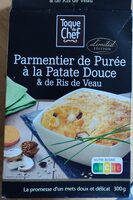 Parmentier de Purée à la Patate Douce & de Ris de Veau