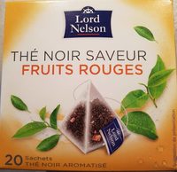 Thé noir saveur fruits rouges