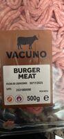 Burger Meat Vacuno