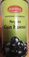 Aceitunas cacereñas negras con hueso