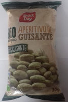 Bio organic aperitivo de guisante