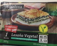 Lasaña espinacas y queso