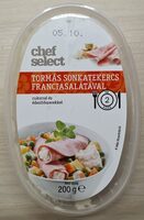 Tormás sonkatekercs franciasalátával