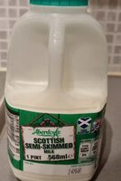 Scottish semi skimmed milk