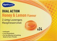 Dual Action Honey&Lemon Lozenges
