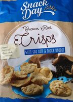 Brown Rice Crisps with sea salt & black pepper