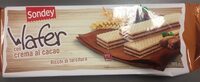 Wafer con crema al cacao