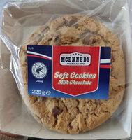 Soft cookies,milk chocolate