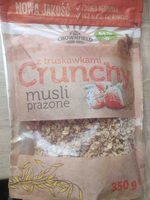 Crunchy z truskawkami musli prażone