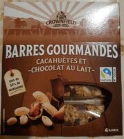 Barrette arachidi e cioccolato al latte