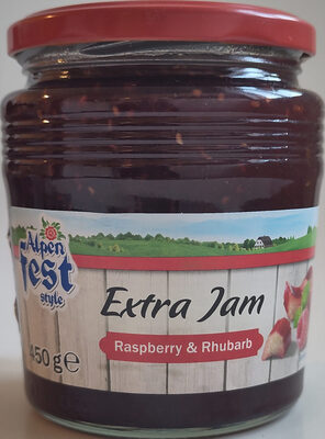 Extra Jam, Raspberry & Rhubarb